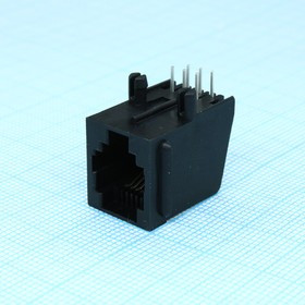 DS1133-01-S60BPS, RJ11 RJReceptacle No 1 Plugin Ethernet Connectors/Modular Connectors (RJ45 RJ11) ROHS