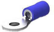 34159, TERMINAL, RING TONGUE, #6, CRIMP, BLUE