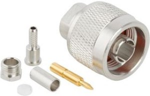 172171, RF Connectors / Coaxial Connectors N STRAIGHT CRIMP PLG 316 DOUBLE BRAID 172171, RF Connectors / Coaxial Connectors N STRAIGHT CRIMP PLG 316 DOUBLE BRAID