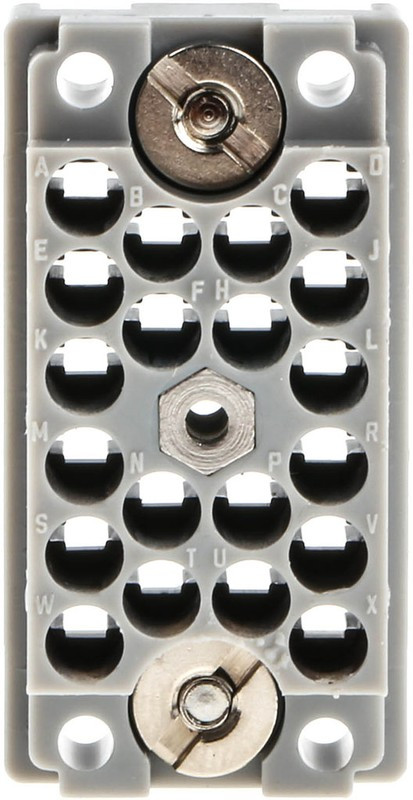 516-020-000-302, RACK &amp; PANEL CONNECTOR, PLUG, 20 POSITION