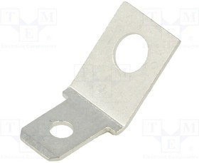 KEYS4095, Наконечник: плоский, 4,7мм, 0,5мм, "папа", M3, винтами, латунь