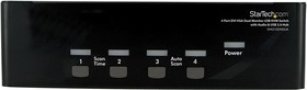 SV431DDVDUA, 4 Port Dual Monitor USB DVI KVM Switch, 3.5 mm Stereo 1920 x 1440 Maximum Resolution