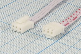 Гнездо питания XA-1x3, с проводом 150мм, с защелкой, 3 контакта, шаг 2,5мм, XA-03F; №14030 гн пит XA-1x 3\P2,5\каб L-150мм\XA-03F\