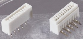 28FE-ST-VK-N, 1.25mm Pitch 28 Way Right Angle Female FPC Connector, LIF Bottom Contact 28FE-ST-VK-N, 1.25mm Pitch 28 Way Right Angle Female FPC Connector, LIF Bottom Contact