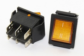 Переключатель клавишный, контакты 6T, 15А, ON-ON, 21.7x28.5, подсветка черная/синяя, RS202-1C7 Переключатель клавишный, контакты 6T, 15А, ON-ON, 21.7x28.5, подсветка черная/синяя, RS202-1C7