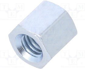 TFF-M3X5/DR123, Дистанцирующая стойка с резьбой, 5мм, Внутр.резьба: M3, сталь