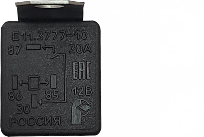 Е11377710, реле 12V 4 контакта