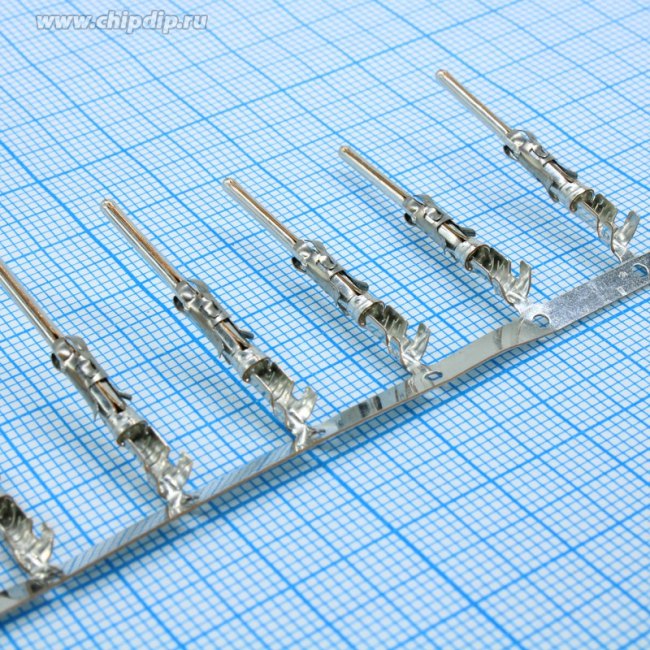 927884-1, Контакт, Econoseal E, Штырь, Обжим, 17 AWG, Контакты с Покрытием из Олова