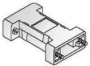 157-4001-EX, D-Sub Backshells BLK HOUSING W/SCREWS 9/9 PIN MALE/MALE
