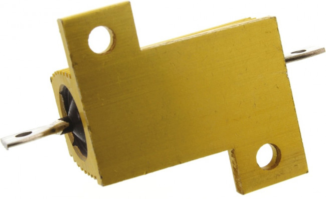 HS25-4K7J, Резистор: проволочный, с радиатором, винтами, 4,7кОм, 25Вт, ±5%