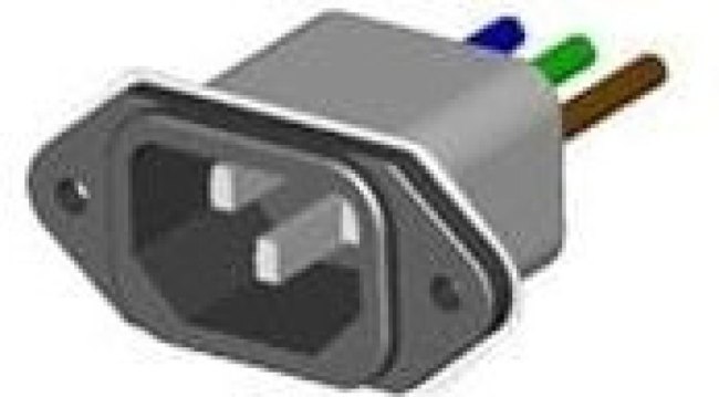 15SRB8-W, AC Power Entry Modules 15A Wire-Leaded