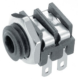 FCR1291, Jack Socket, Mono, 3.5 mm, Poles - 2