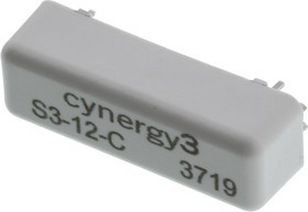 S3-12-C, REED RELAY, SPDT, 12VDC, 0.25A, THT