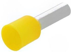 TUL-RI-06012, Втулочный; изолированный; медь; Изоляция: полиамид; 6мм2