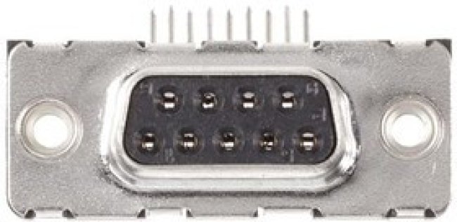 D09S33E6UX00LF, D-Sub Standard Connectors DSUB RA STB 9SKT LF