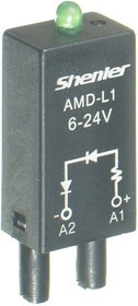Модуль BMD-LDD1, зеленый LED+диод, 110_240VDC, поляризация +А1/-А2, черный, для STB14, SEB11-E, SUB*-E, GZP8, GZP11, MT 78 740(745) Модуль BMD-LDD1, зеленый LED+диод, 110_240VDC, поляризация +А1/-А2, черный, для STB14, SEB11-E, SUB*-E, GZP8, GZP11, MT 78 740(745)