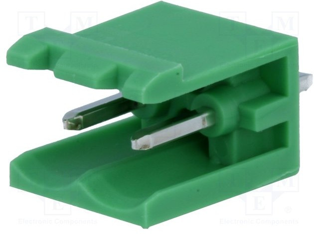 MSTBV 2.5/ 2-G, Conn Shrouded Header (2 Sides) M 2 POS 5mm Solder ST Top Entry Thru-Hole MSTBV 2.5/ 2-G, Conn Shrouded Header (2 Sides) M 2 POS 5mm Solder ST Top Entry Thru-Hole