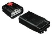 54200220, Automotive Connectors 2 way Female APEX 2.8 Sealed Black CONN