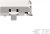 1932788-1, Right Angle, SMT, Socket Type Micro 2.0 USB Connector