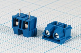 Клеммник наборный, контакты 2P7,5 , на плату угловой, 360-021-12