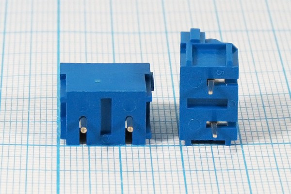 Клеммник наборный, контакты 2P7,5 , на плату угловой, 360-021-12