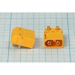 Разъем питания DC вилка , 2P2C, на плату, угловой, XT-60PW-M