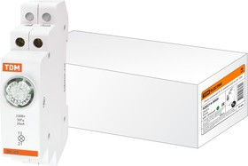 Лампа сигнальная ЛС-47 зеленая (LED) AC/DC TDM