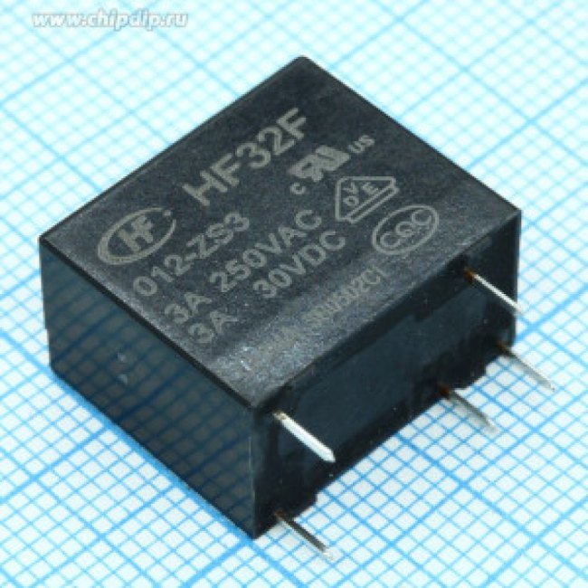 HF32F/012-ZS3 HONGFA, Реле HF32F/012-ZS3 HONGFA, Реле