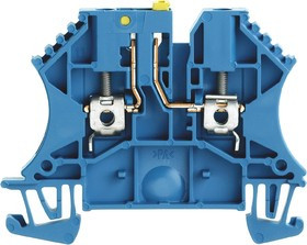 8731640000, W Series Blue Disconnect Terminal Block, 2.5mm², Single-Level, Screw Termination 8731640000, W Series Blue Disconnect Terminal Block, 2.5mm², Single-Level, Screw Termination
