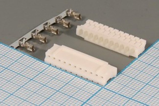 Разъем питания HB розетка , контакты 1x11, шаг P2.0, монтаж на кабель, HB-11