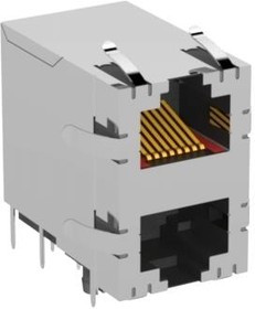 133039, Modular Connectors / Ethernet Connectors 8P-8C 2PORT R/A RJ45 5 CAT SHLD SOLDER 133039, Modular Connectors / Ethernet Connectors 8P-8C 2PORT R/A RJ45 5 CAT SHLD SOLDER