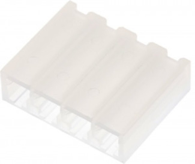 0010011044, Conn Housing F 4 POS 5.08mm Crimp ST Cable Mount Natural KK® Bag 0010011044, Conn Housing F 4 POS 5.08mm Crimp ST Cable Mount Natural KK® Bag
