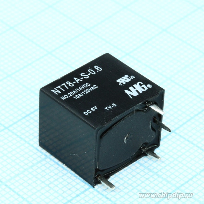 NT78-A-S-10-DC6V-0.6, Реле