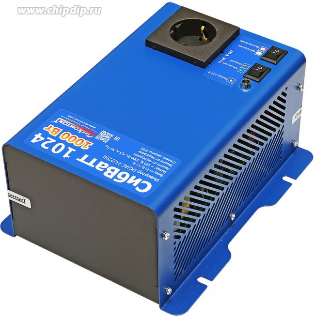 СибВатт 1024 инвертор, преобразователь напряжения DC/AC, 24В/220В, 1000Вт СибВатт 1024 инвертор, преобразователь напряжения DC/AC, 24В/220В, 1000Вт