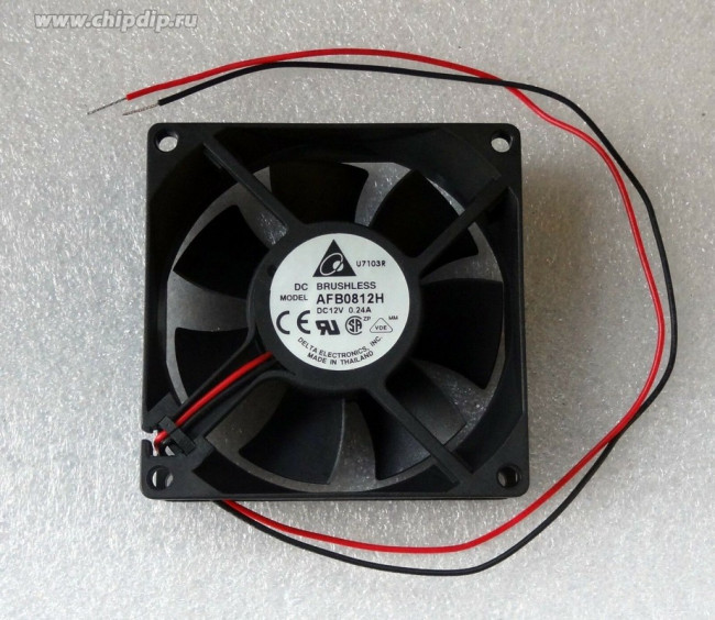 AFB0812H, DC Fans DC Tubeaxial Fan, 80x25.4mm, 12VDC, Ball Bearing, Lead Wires AFB0812H, DC Fans DC Tubeaxial Fan, 80x25.4mm, 12VDC, Ball Bearing, Lead Wires