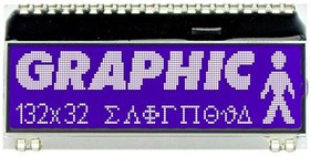 EA DOGM132B-5, LCD Graphic Display Modules & Accessories STN(-) Transmissive Blue Background EA DOGM132B-5, LCD Graphic Display Modules & Accessories STN(-) Transmissive Blue Background