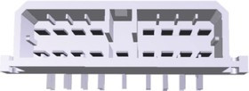 171894-1, Multi-Interlock Female Connector Housing, 9 Way, 2 Row Right Angle