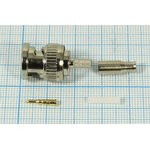 Высокочастотный штекер BNC под обжим под кабель RG174; №1134 шт BNC\RG174\\обж\