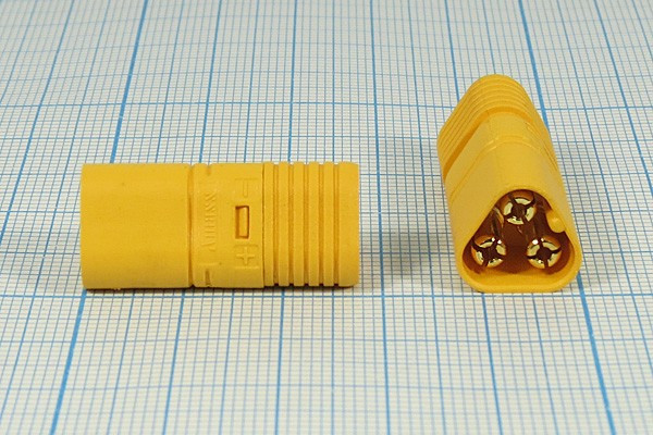 Штекер силового питания MT-60M на три контакта, 30А; №14390 штек пит DC MT60\3C\\каб\\MT-60M\