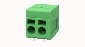 DG271R-5.0-02P-14-00A(H), Нажимной безвинтовой клеммный блок на 2 контакта. Зажим типа зажимная клеть. Серия DG271R-5.0 DG271R-5.0-02P-14-00A(H), Нажимной безвинтовой клеммный блок на 2 контакта. Зажим типа зажимная клеть. Серия DG271R-5.0