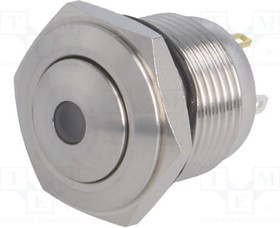 V16B-10D-24G-S, Переключатель антивандальный, Положения 2, SPST-NO, 2A/36ВDC