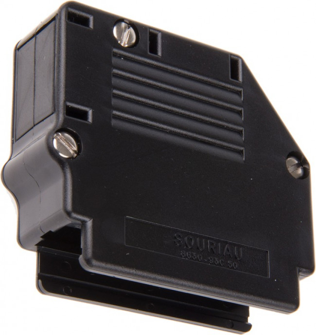863093C50ALF, D-Sub Backshells Plastic/Straightexit D 50 way shell