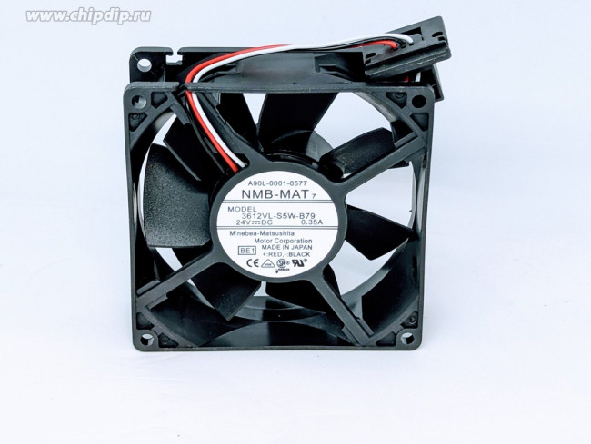 Вентилятор NMB-MAT 3612VL-S5W-B79 24v 0.35A 92x32 3pin (A90L-0001-0577)