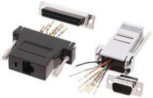 DA9-PMJ8-M-K-RC, Переходник разъема, D Sub, 9 вывод(-ов), Штекер, RJ45, 8 вывод(-ов), Гнездо