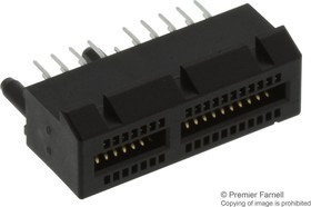 10018784-10200TLF, Для карт памяти; 1мм; PIN: 36; THT; на PCB; gold flash; прямой