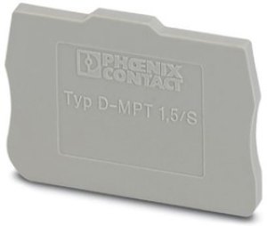 3248120, D-MPT Series End Cover for Use with Modular Terminal Block 3248120, D-MPT Series End Cover for Use with Modular Terminal Block