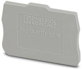 3248120, D-MPT Series End Cover for Use with Modular Terminal Block