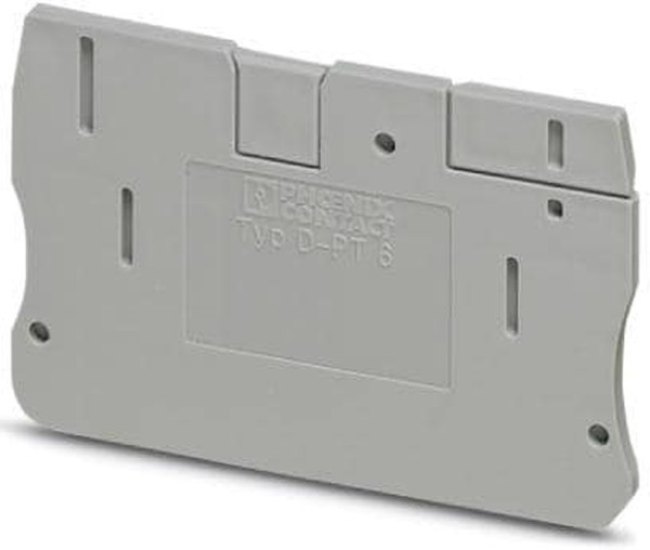 3248120, D-MPT Series End Cover for Use with Modular Terminal Block