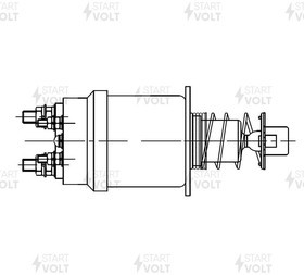Реле втягивающее стартера для а/м ЗИЛ-130/431410 с дв. 508 (12В) STARTVOLT VSR 0309