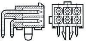 1-770968-1, Pin &amp; Socket Connectors HEADER 4 POS R/A GOLD DUAL ROW